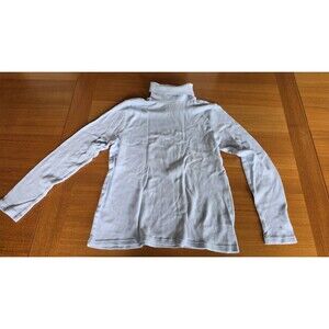 Studio Works Light Blue Turtleneck Top Women's Size S
